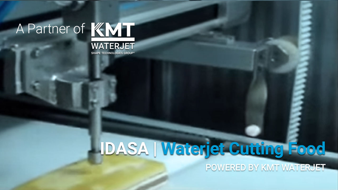 IDASA-WATERJET-2D-Cutting-Food-Video