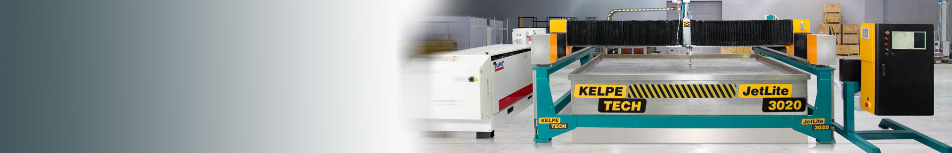 Kelpe Tech | Macchine da taglio a getto d'acqua CNC BANNER